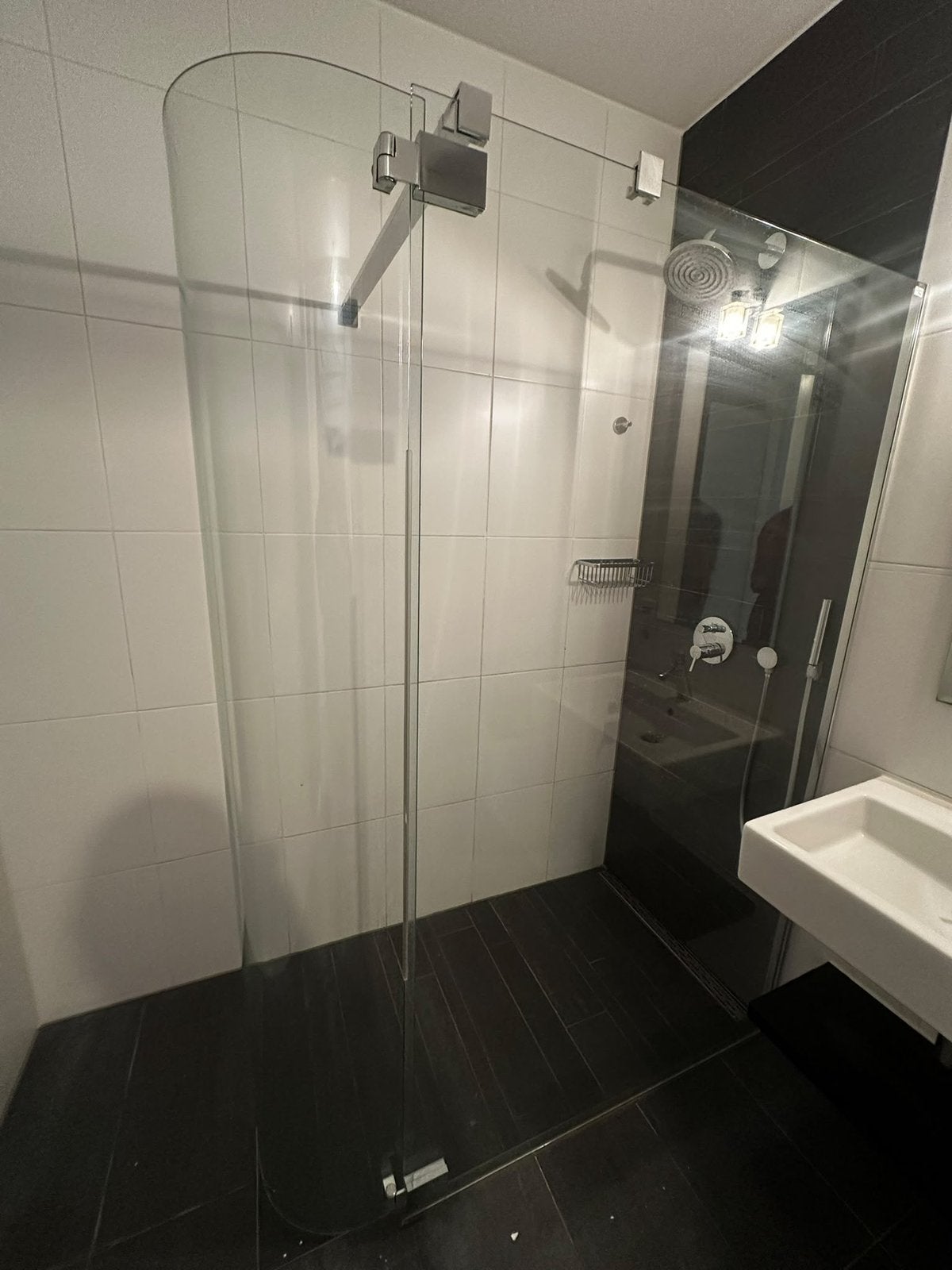 Complete badkamer / spiegel / badmeubel / kast / kraan, Ophalen, Gebruikt
