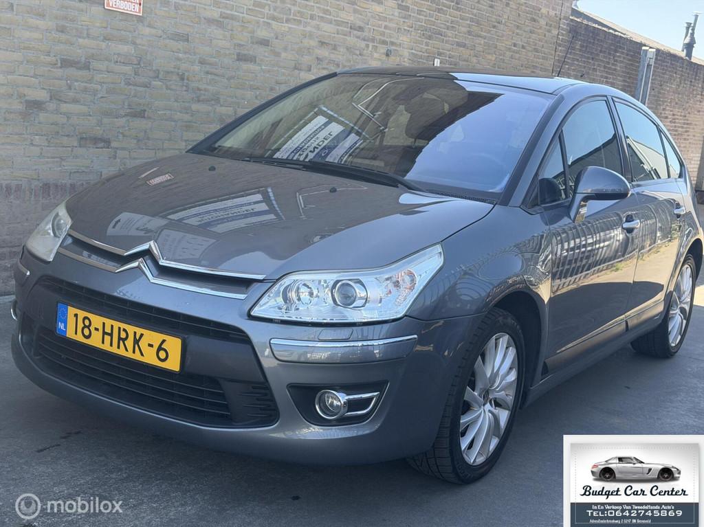 Citroen C4 1.6 THP Exclusive Automaat, Auto's, Gebruikt, 680 kg, 4 cilinders, Bedrijf
