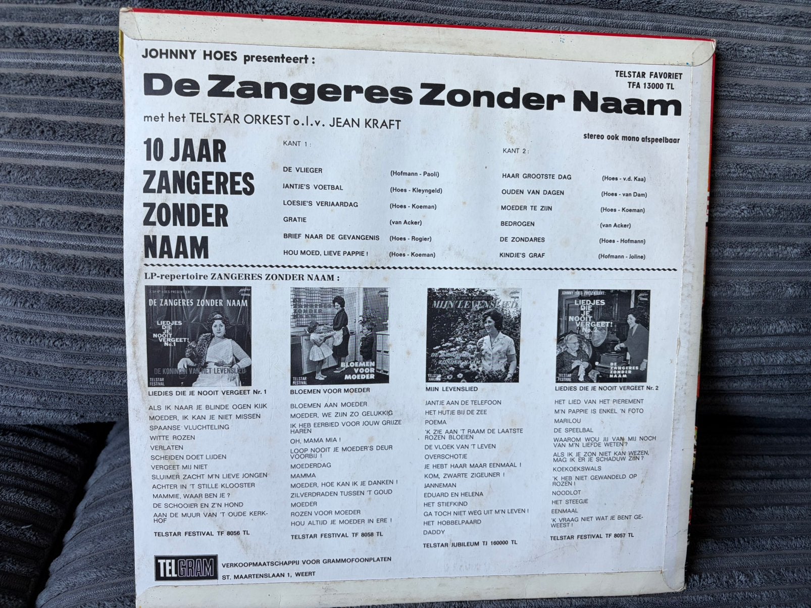 Zangeres zonder naam, Ophalen of Verzenden, Gebruikt, Overige formaten, Levenslied of Smartlap