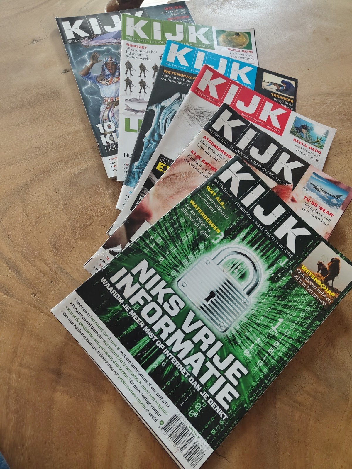 KIJK 6 tijdschriften, Ophalen of Verzenden, Zo goed als nieuw, Wetenschap en Natuur