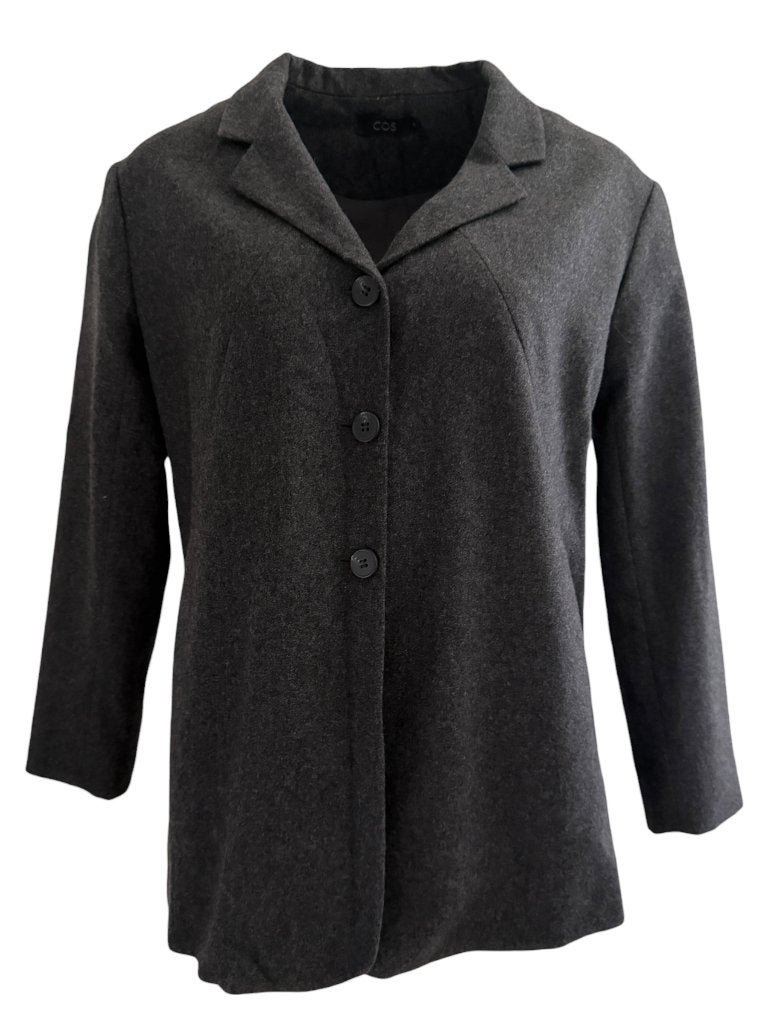 COS blazer M, Maat 38/40 (M), Ophalen of Verzenden, Zo goed als nieuw, Grijs