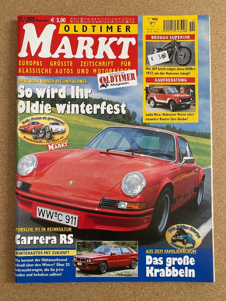 Oldtimer Markt 11 2003 Duits, Boeken, Verzenden, Gelezen, Algemeen