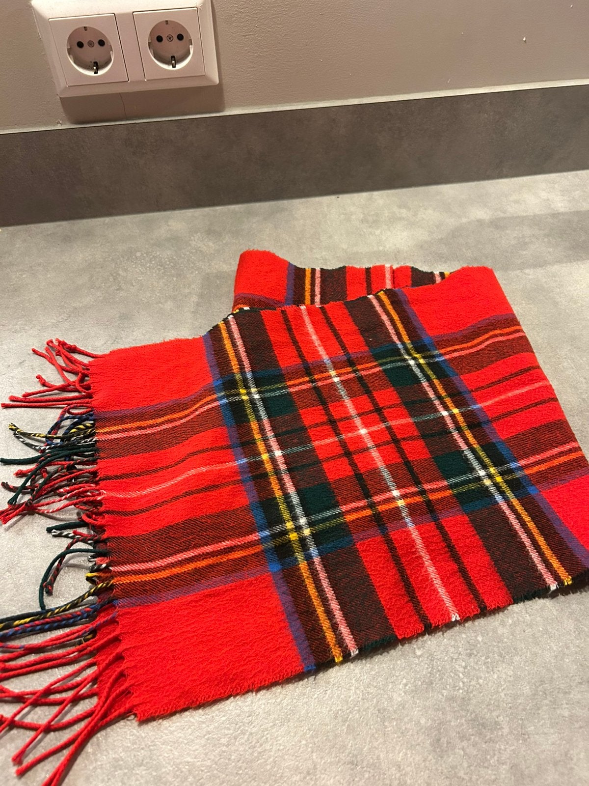Engelse sjaal vintage, Ophalen of Verzenden, Zo goed als nieuw, Maat 46/48 (XL) of groter, Sjaal
