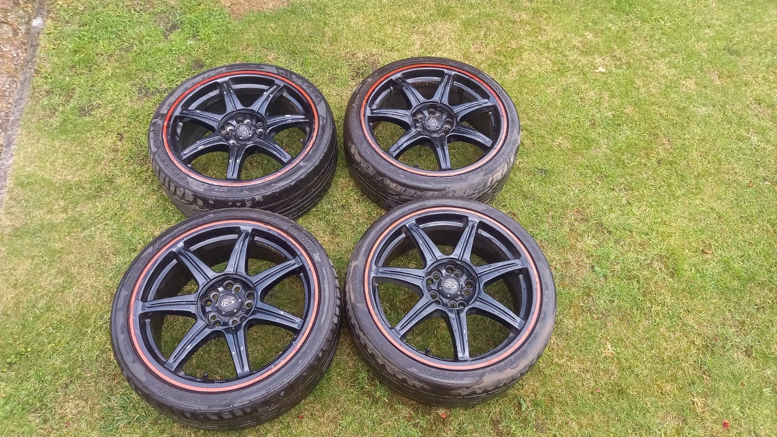 rota wheels 5x100 5x112 velgen met band, Auto-onderdelen, Ophalen, Gebruikt