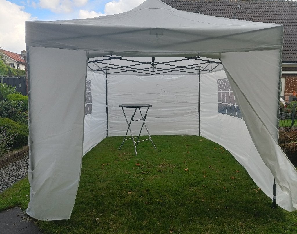 Te huur: Waterdichte partytent 3x4,5 met zijwanden, Tuin en Terras, Ophalen, Partytent, Minder dan 4 meter, 2 meter of meer