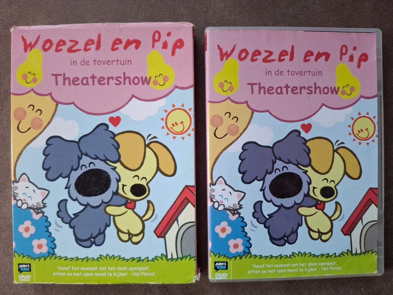 Dvd Woezel en Pip in de tovertuin - Theatershow, Cd's en Dvd's, Dvd's | Kinderen en Jeugd, Gebruikt, Ophalen of Verzenden