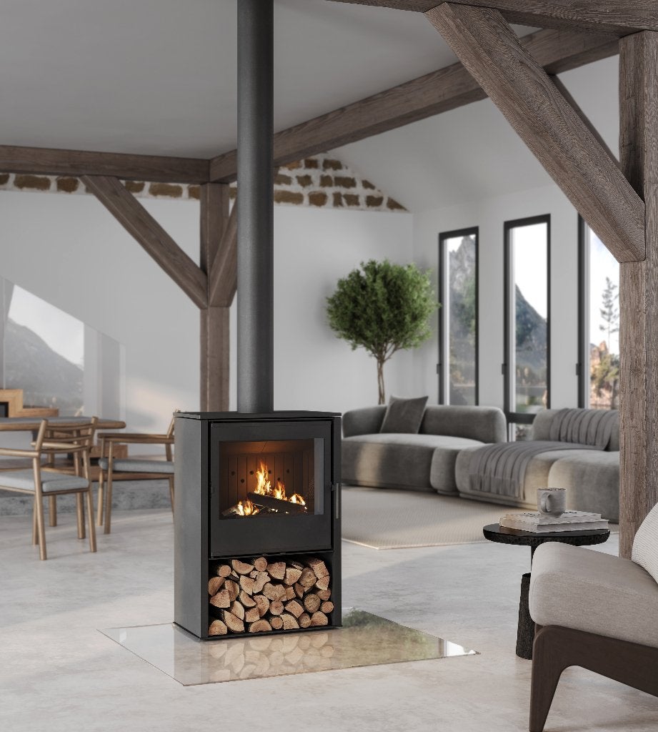 Houtkachel Stein | Nordic Fire, Ophalen of Verzenden, Vrijstaand, Hout, Nieuw