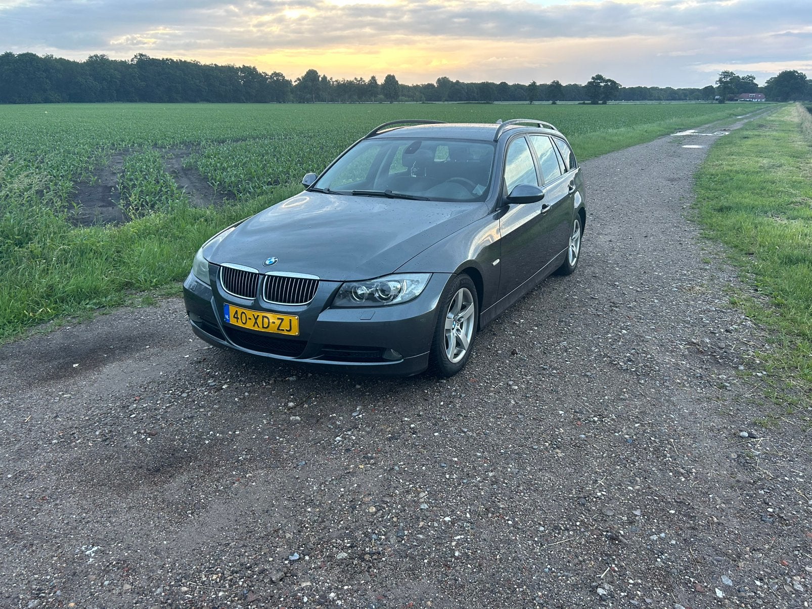 BMW 3-Serie 2.0 I 320 Touring AUT 2007 Grijs, Auto's, BMW, Automaat, Achterwielaandrijving, 1995 cc, 4 cilinders