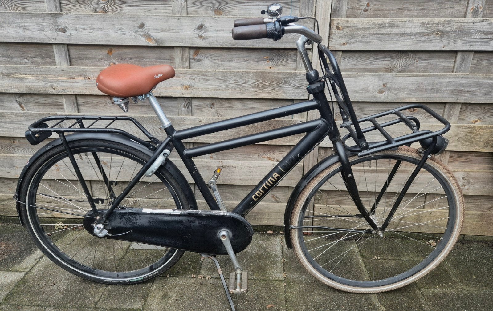 Cortina Transportfiets Heren 50 cm, Terugtraprem, Gebruikt, Versnellingen, 50 tot 53 cm