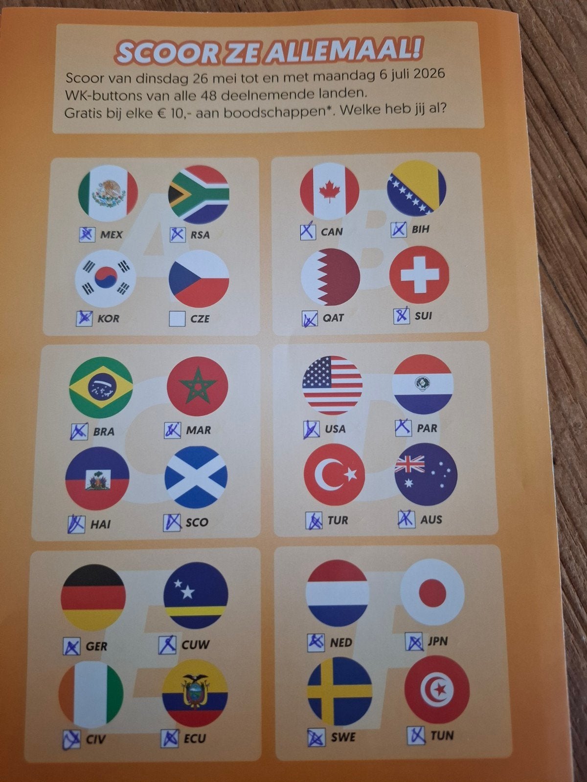 WK-buttons 2026., Ophalen of Verzenden, Overige onderwerpen