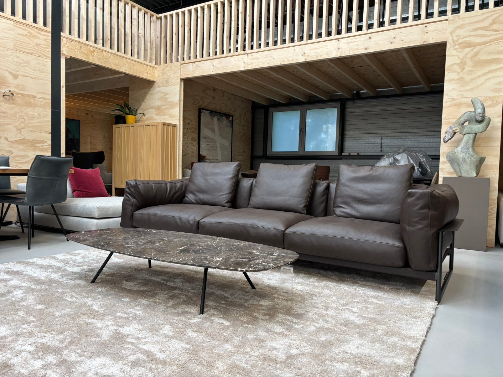 Flexform Zeno Large 110x315cm Premium leather LP € 22.000,-, Huis en Inrichting, Banken | Bankstellen, Info@micheldethouars.nl