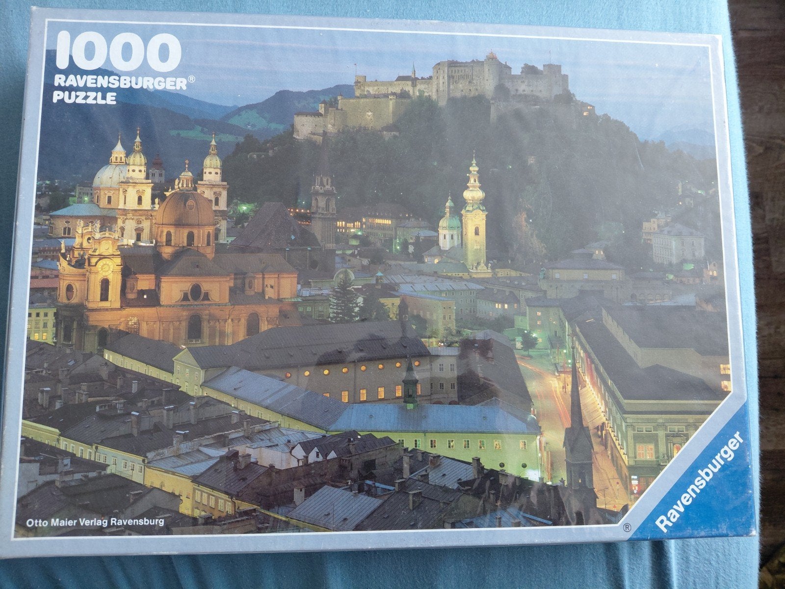 leg puzzel salzburg bij nacht, Ophalen of Verzenden, 500 t/m 1500 stukjes, Zo goed als nieuw, Legpuzzel