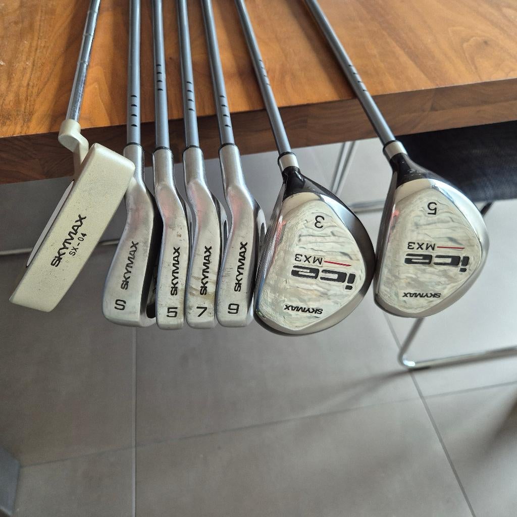 Complete Skymax heren golfset – rechtshandig - M (standaard), Sport en Fitness, Golf, Ophalen, Gebruikt, Set, Overige merken