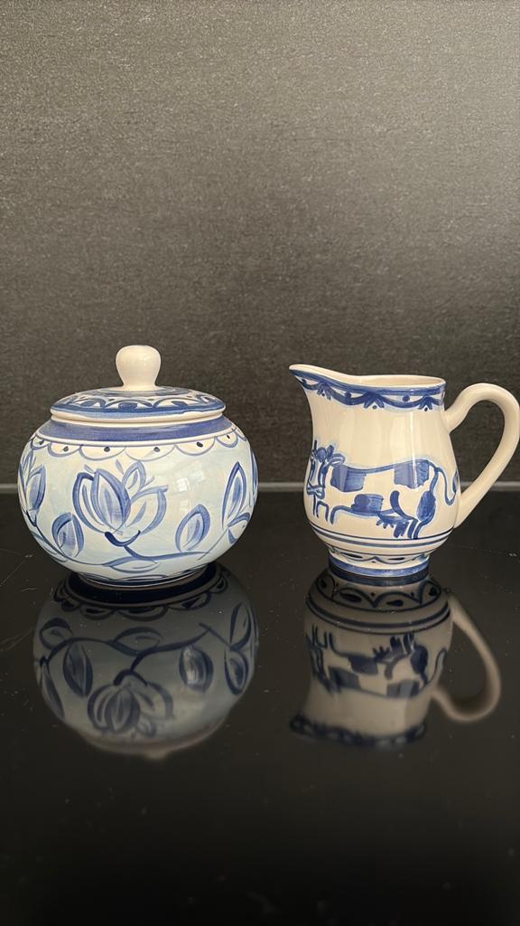Suiker- en melkstel Blond Delftsblauw, Ophalen of Verzenden