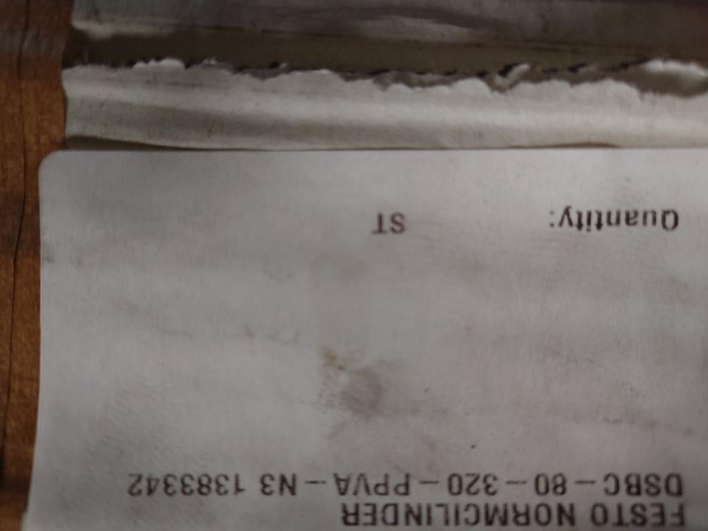 Festo Luchtcilinder DSBC-80-320-PPVA-N3 Nieuw, Ophalen of Verzenden