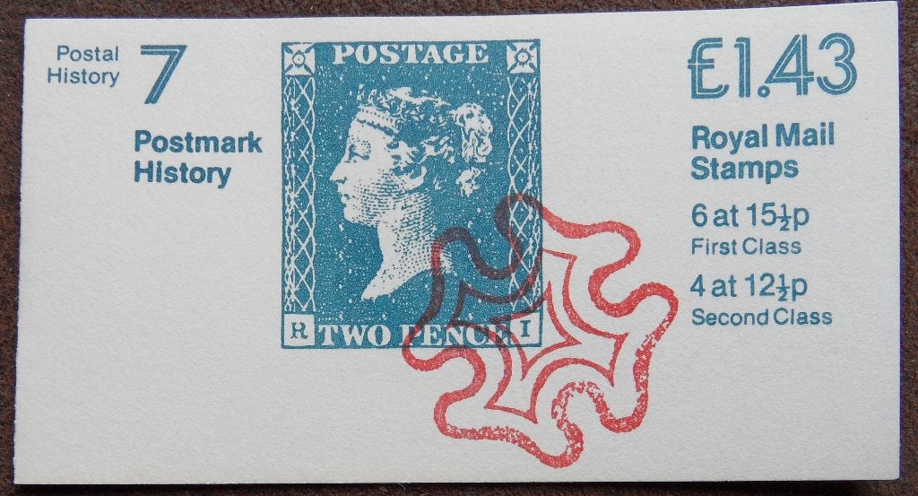 Postzegelboekje Engeland – Postal History Series -Postmark, Ophalen of Verzenden, Postfris