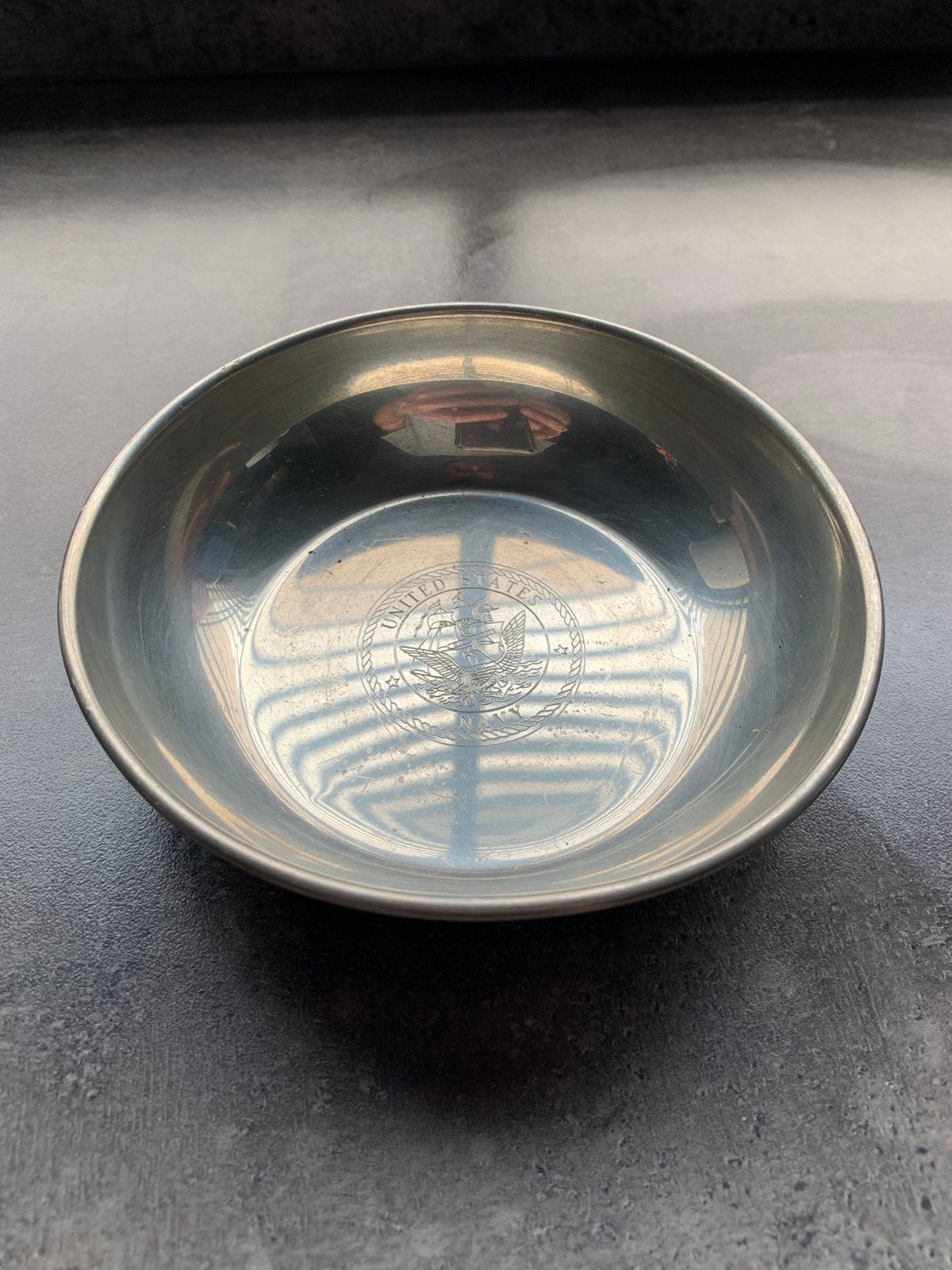 Usn united states navy coin tray zilver, Amerika, N, N, Verzenden