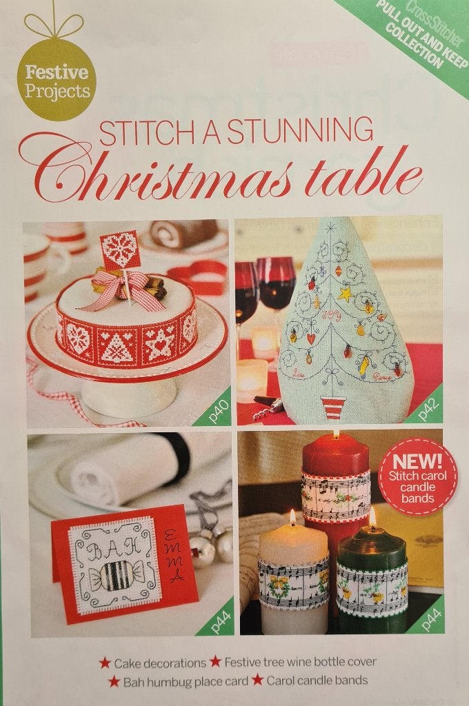 Leuke Kerst borduurpatronen om de tafel mooi te versieren, Ophalen, Nieuw, Handborduren, Patroon