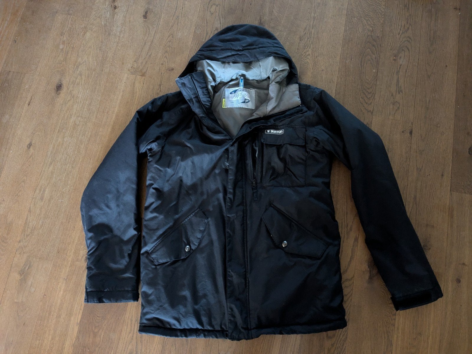 Burton The White Collection Dryride snowboardjas maat L, Ophalen of Verzenden, Zo goed als nieuw, Maat 52/54 (L), Jack