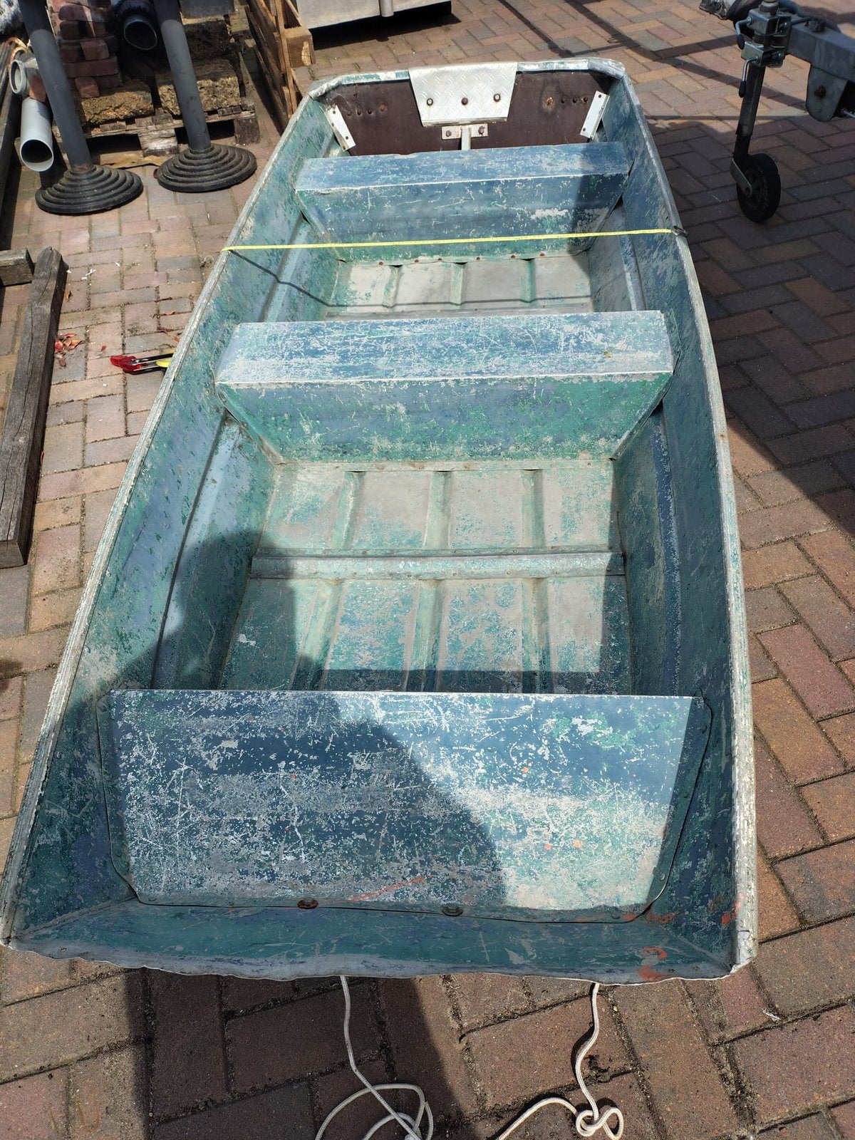 Opknapper. Aluminium boot., Ophalen, Gebruikt, Overige typen, Motorboot