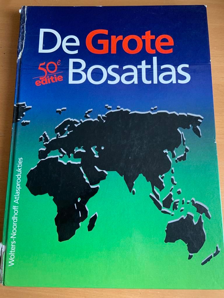De grote bosatlas 50e editie, Boeken, Bosatlas, 2000 tot heden, Ophalen of Verzenden, Zo goed als nieuw