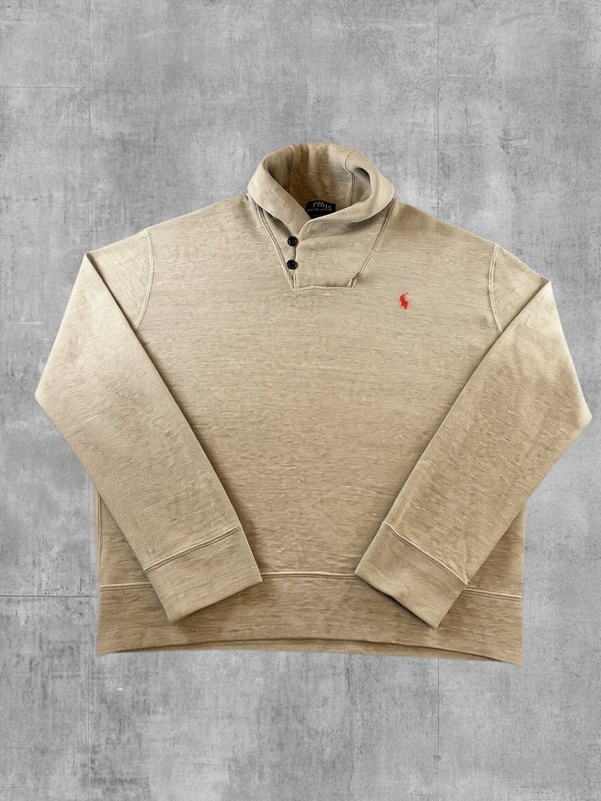 Polo Ralph Lauren trui grijs heren maat L katoen sweater, Maat 52/54 (L), 24 Route de la Galaise, 1228 Plan-les-Ouates, Zwitserland