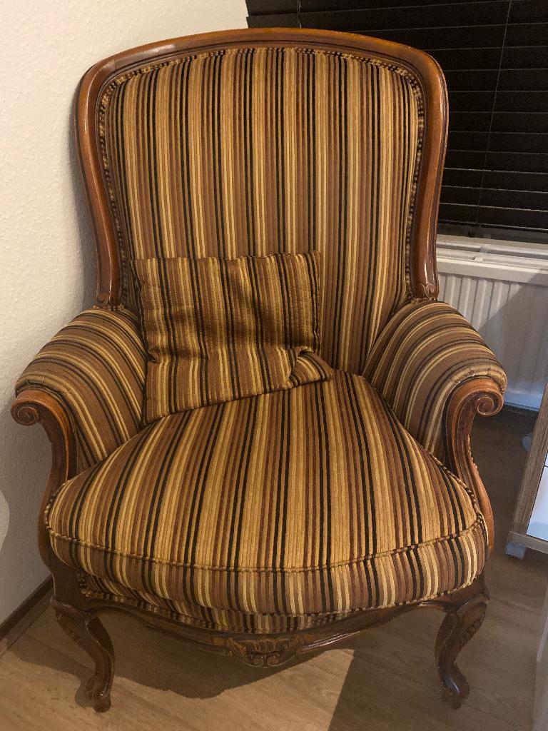 Degelijke kamer stoel, Ophalen, Gebruikt, Bruin, Eén
