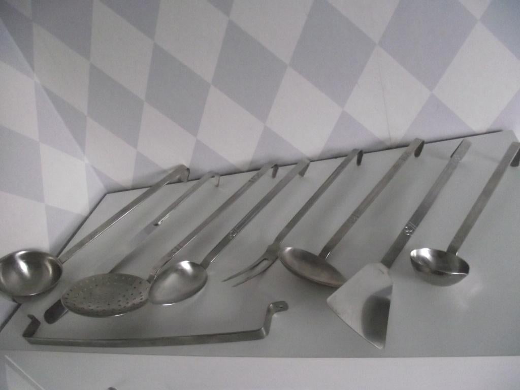 6 stuk GERO ZILMETA trosje Practiform lepelrek delen RVS p s, Ophalen of Verzenden