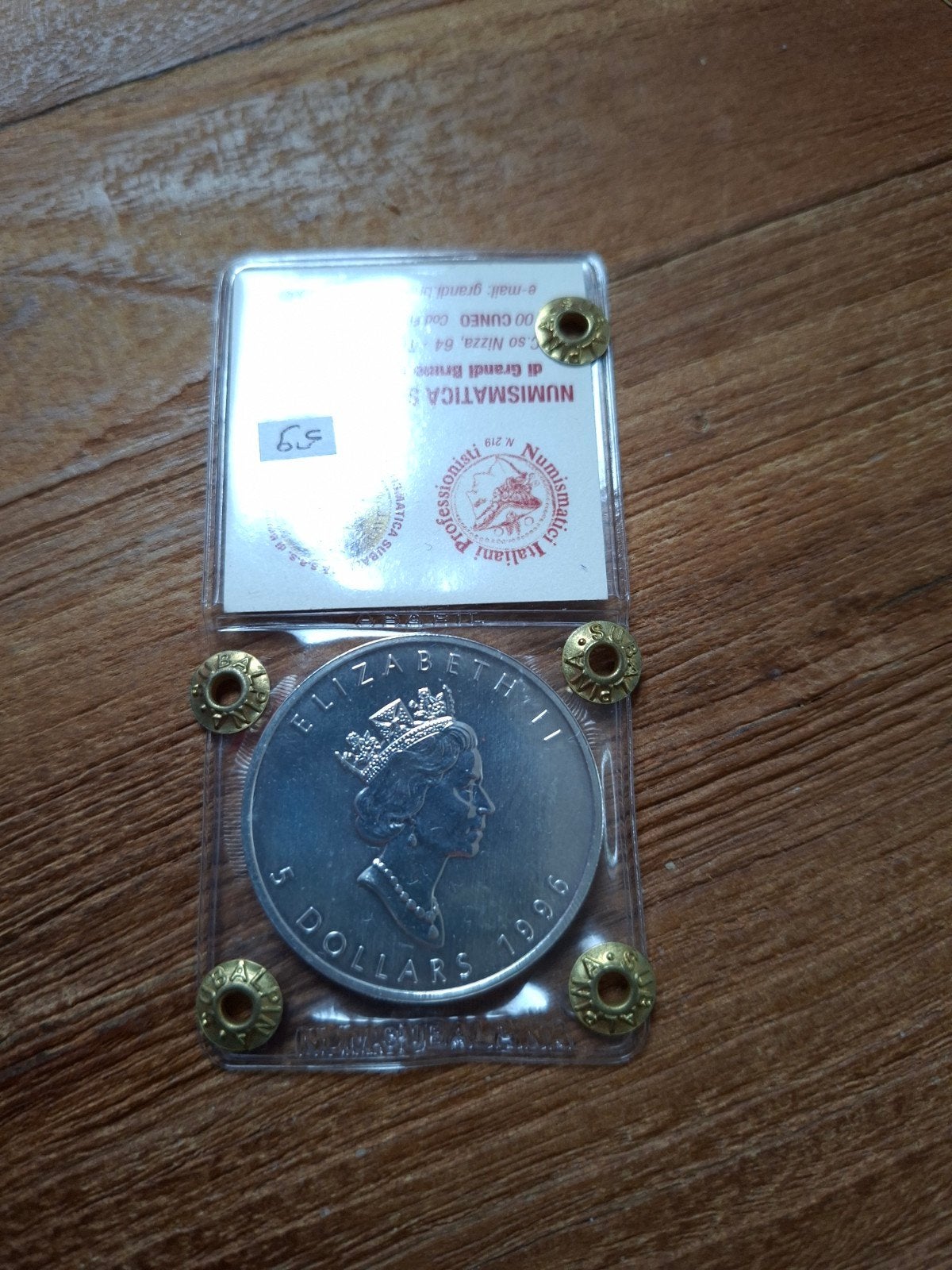 Maple leaf 1996, Ophalen of Verzenden, Noord-Amerika, Losse munt, Zilver