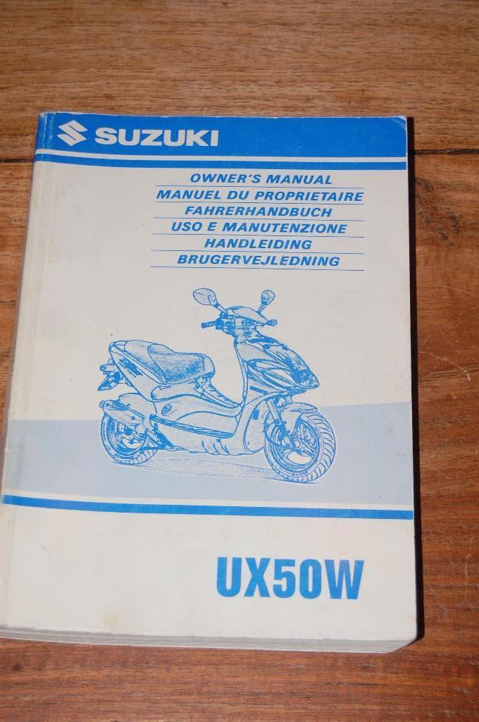 Suzuki UX 50 W handleiding, Fietsen en Brommers, Ophalen of Verzenden, Zo goed als nieuw
