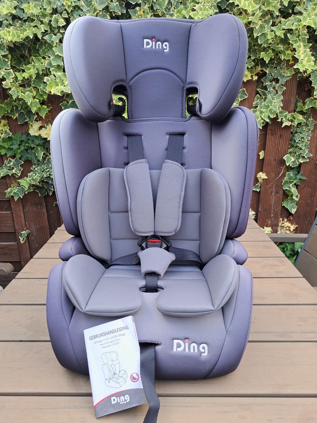 Ding autostoeltje Groep 1+2+3 (9-36kg), Ophalen, 15 t/m 36 kg, Overige merken, Autogordel