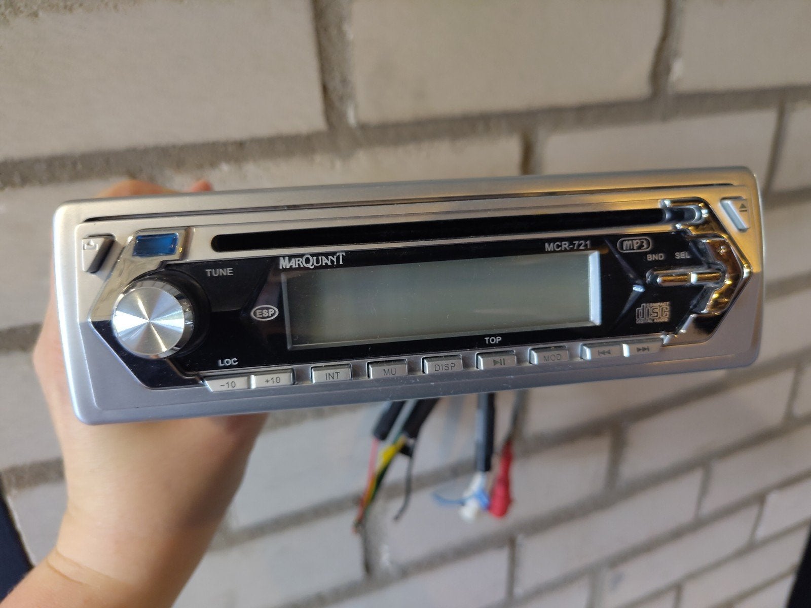 Marquant MCR-721 Autoradio met CD / MP3 speler, Auto diversen, Ophalen of Verzenden, Gebruikt
