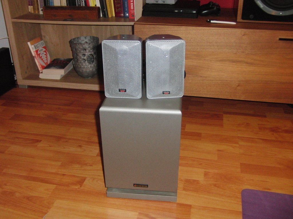 Vintage Visonik David 5001i & David Sub 8.2, Overige merken, Gebruikt, Ophalen of Verzenden, 60 tot 120 watt
