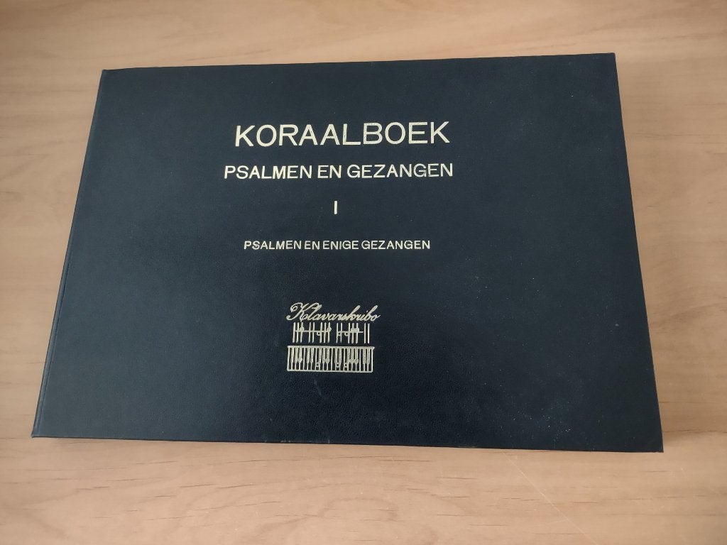 Koraalboek psalmen en gezangen (klavarskribo), Muziek en Instrumenten, Gebruikt, Ophalen of Verzenden, Religie en Gospel, Overige instrumenten