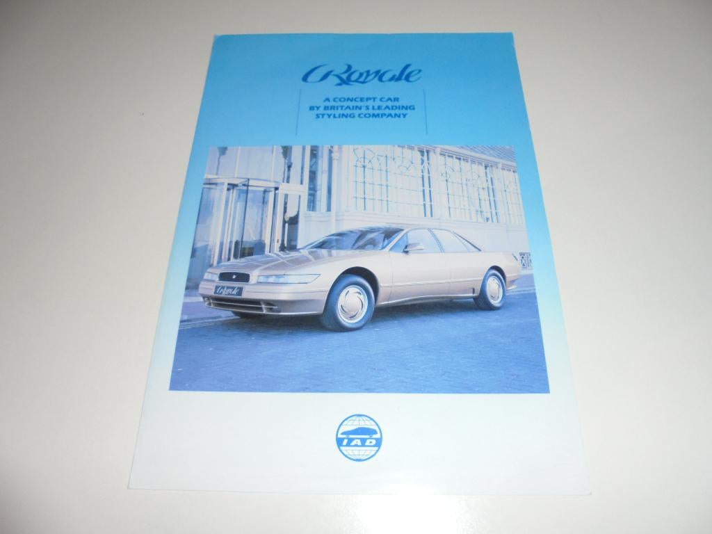 brochure Royale conceptcar, Ophalen of Verzenden, Zo goed als nieuw, Overige merken