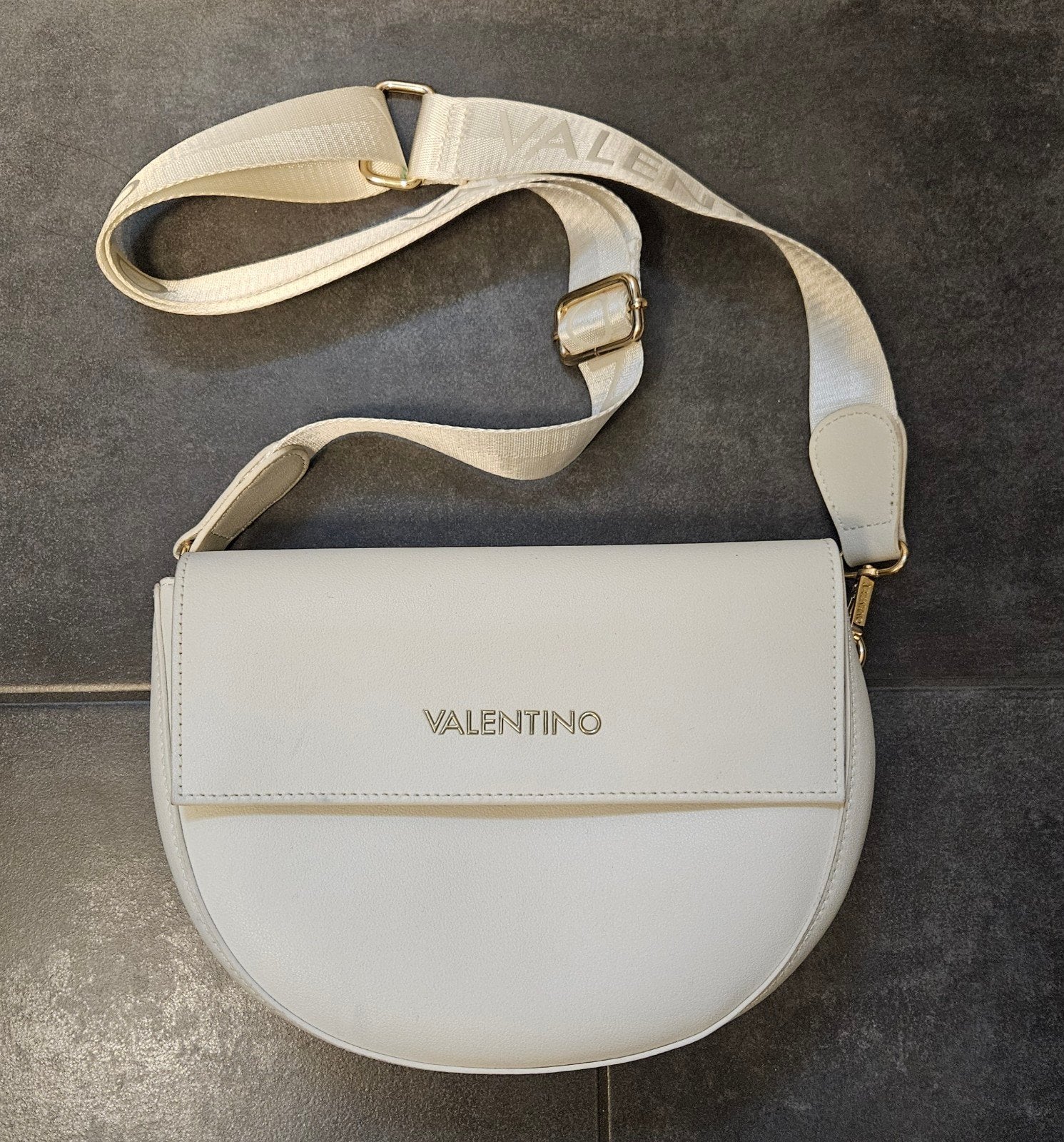 VALENTINO TAS, Ophalen of Verzenden, Zo goed als nieuw, Wit, Schoudertasje
