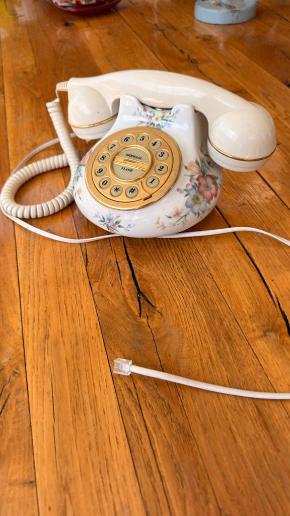 Royal Albert Constantia Vintage Telefoon met Draaischijf, Ophalen, Gebruikt, Met draaischijf