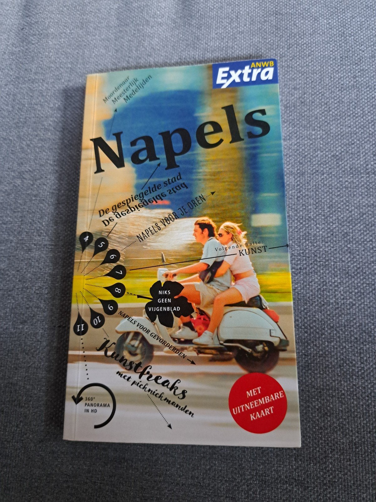 ANWB Extra Reisgids Napels met uitneembare kaart, Boeken, Onbekend, Europa, Ophalen of Verzenden, Zo goed als nieuw
