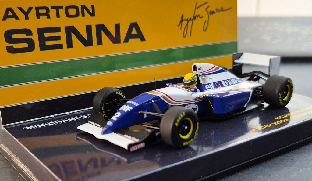 Minichamps Williams FW16 Ayrton Senna 1:43 San Marino 1994, Hobby en Vrije tijd, Modelauto's | 1:43, Ophalen of Verzenden, Nieuw