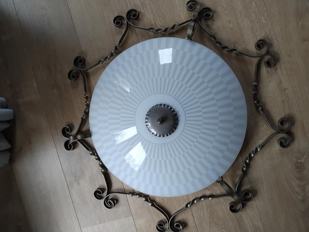 Jaren 50 plafonnière nr4, Huis en Inrichting, Lampen | Plafondlampen, Ophalen, Gebruikt