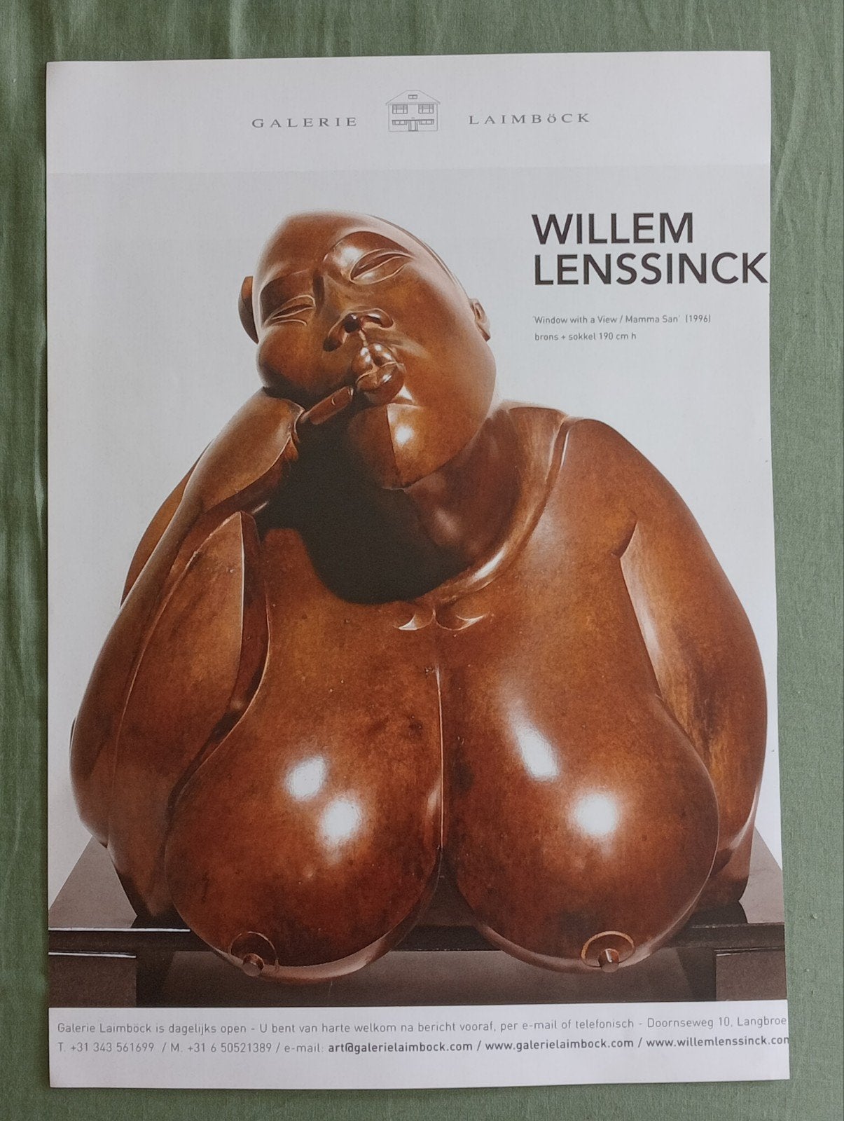 Willem Lenssinck - Window with a View / Mamma San, Ophalen of Verzenden, Tijdschrift