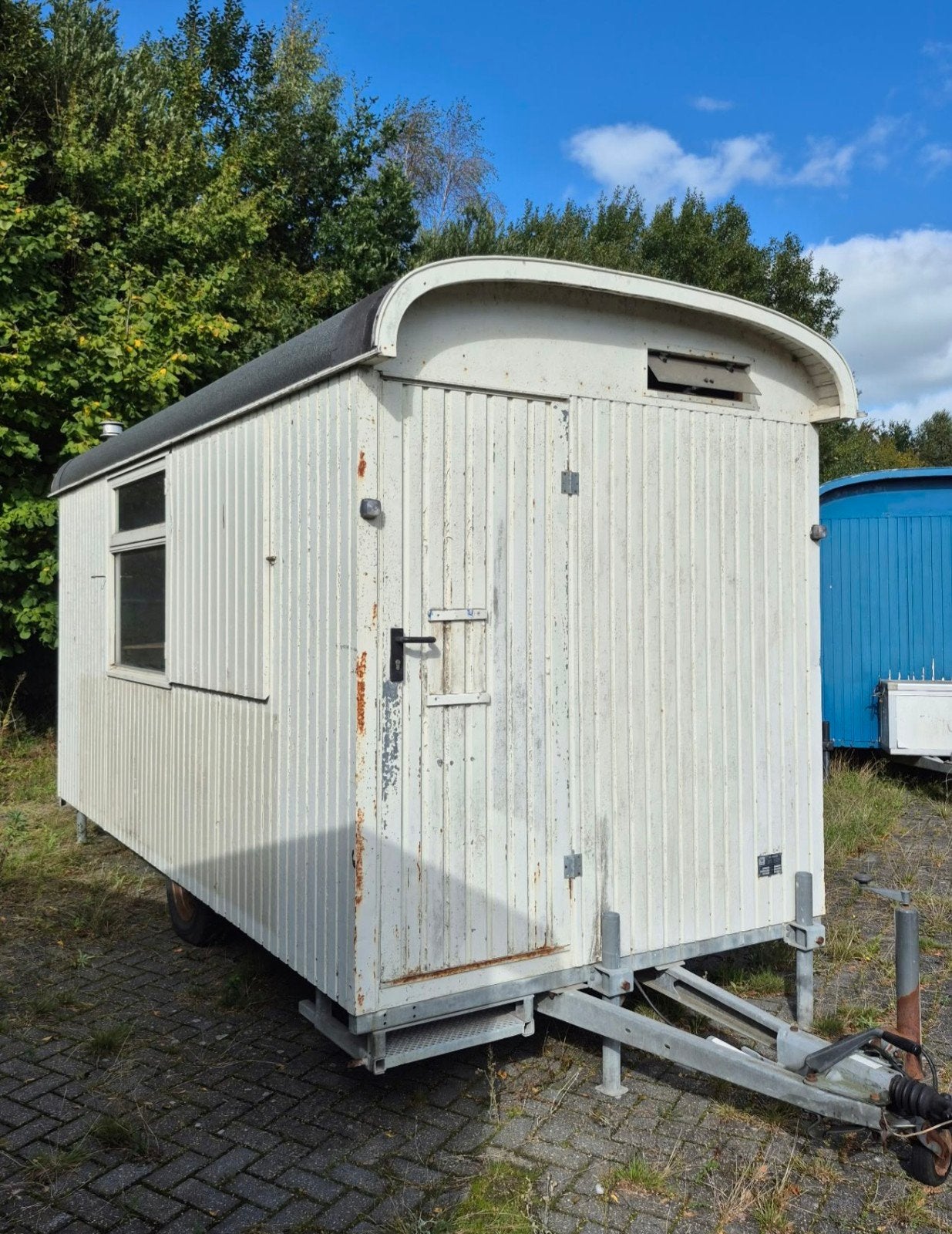 Snelverkeer schaftwagen/bouwkeet/tinyhouse/keet De Meeuw, Doe-het-zelf en Verbouw, Ophalen, De Meeuw, ?, ?