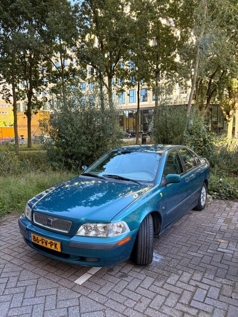 Volvo S40 1.8 2000 Groen, Auto's, Voorwielaandrijving, Beige, 4 cilinders, Leder en Stof