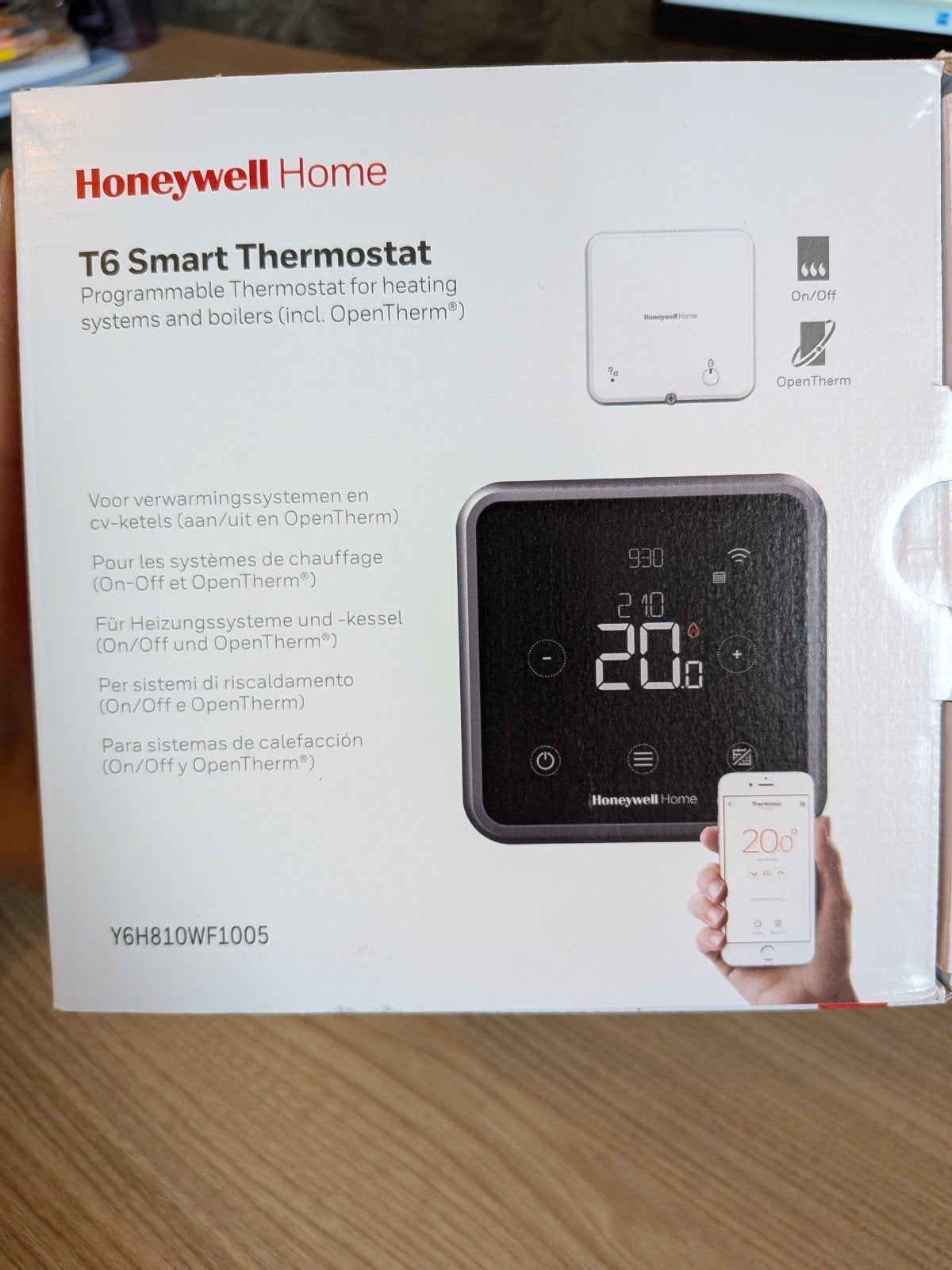 Honeywell T6 Lyric slimme thermostaat - Zo goed als nieuw, Ophalen of Verzenden, Slimme thermostaat, Zo goed als nieuw