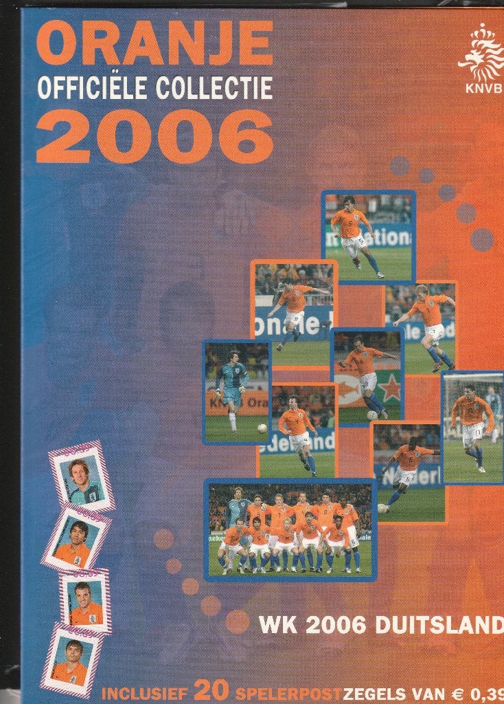 nr.18 - WK 2006 map met 20 zegels compleet € 10 00, Ophalen of Verzenden, Postfris