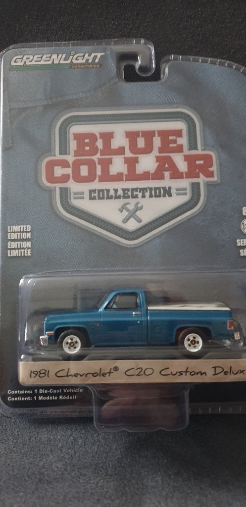 Chevrolet C20 Custom Deluxe Greenlight 1:64, Christian@diecastcompany.nl, Auto, Diecast Company, Nieuw