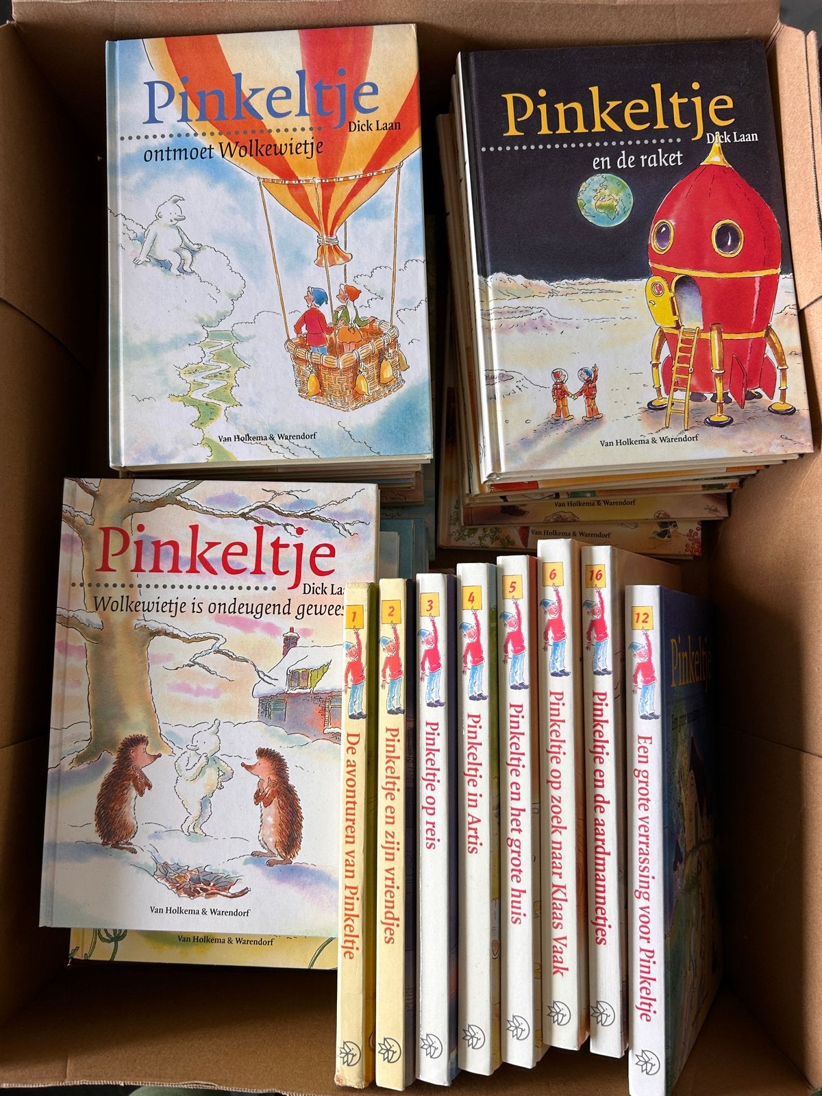 Complete serie Pinkeltje: 1 t/m 30 - Dick Laan, Ophalen of Verzenden, Gelezen, Sprookjes