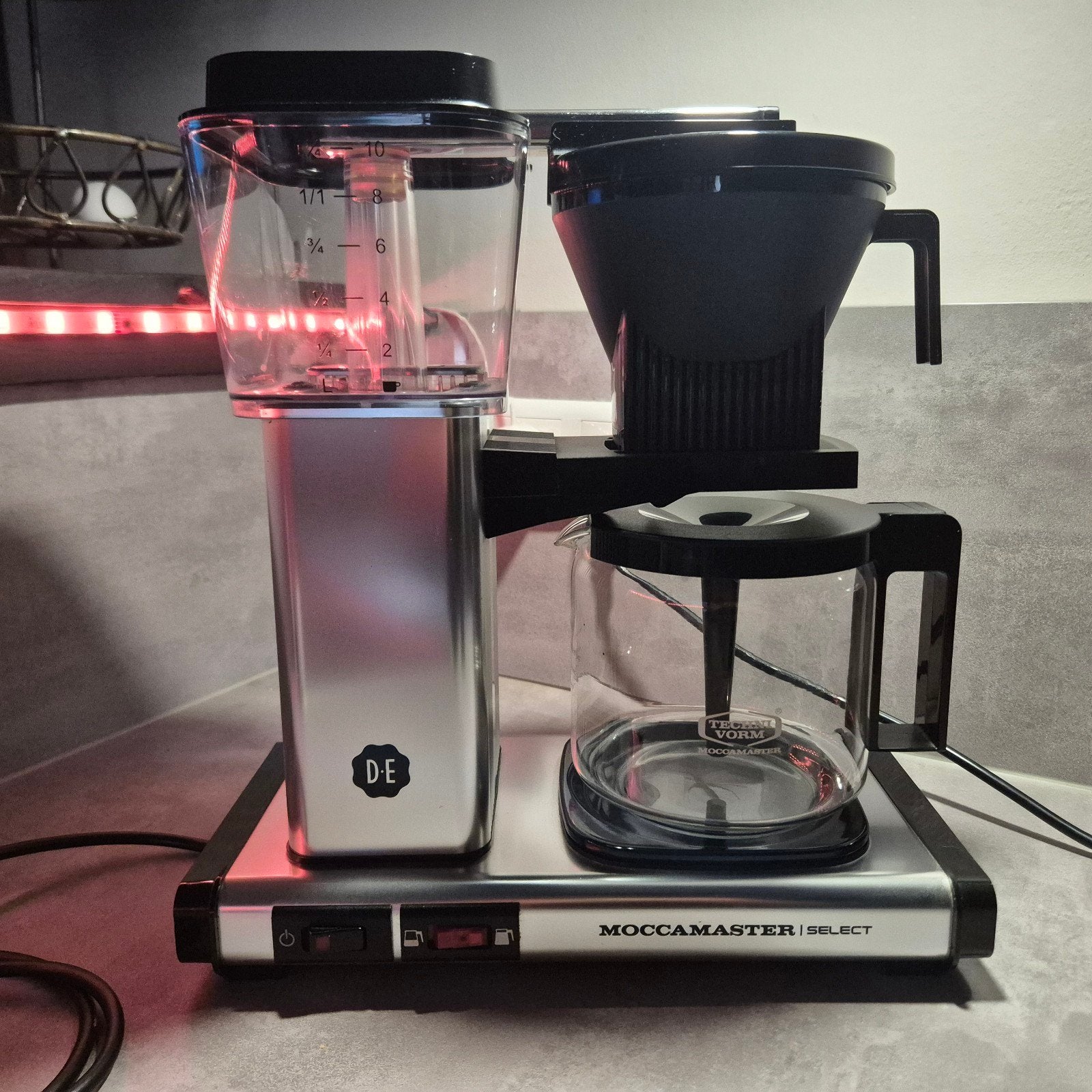 Moccamaster Select Koffiezetapparaat - Zo goed als nieuw, Ophalen, Afneembaar waterreservoir, 10 kopjes of meer, Koffiemachine