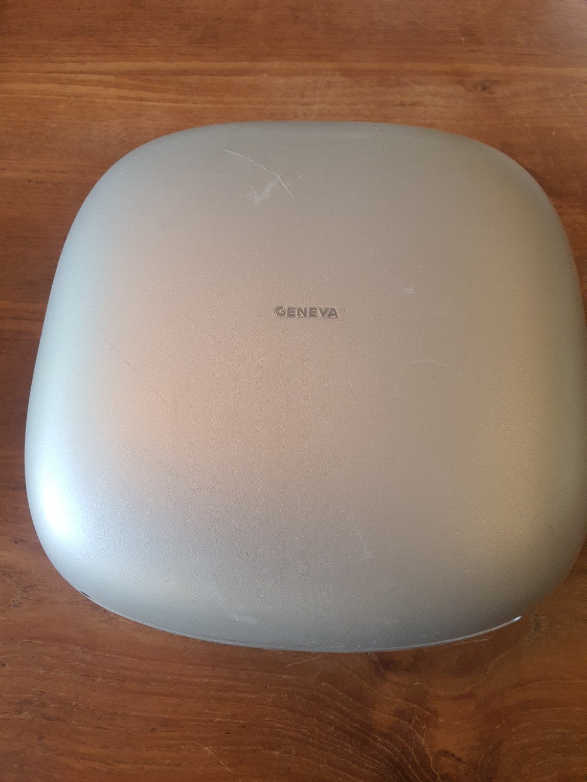 Geneva Model S Radio met CD-speler - Zilver, Audio, Tv en Foto, Radio's, Gebruikt, Radio, Met cd-speler, Ophalen of Verzenden