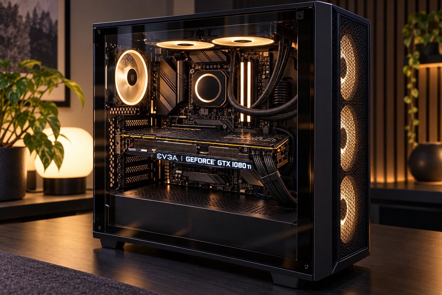 EVGA GeForce GTX 1080 Ti SC2 Gaming Grafische Kaart, PCI-Express 3, Gebruikt, HDMI, Ophalen of Verzenden